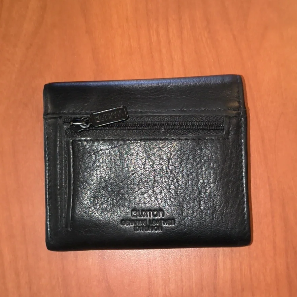 Buxton Velvet Touch Cowhide Leather Flip French Purse Wallet Women’s